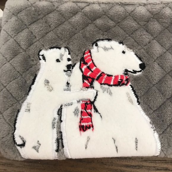 NEW Vera Bradley Zip ID Case Tranquil Gray - Picture 3 of 8